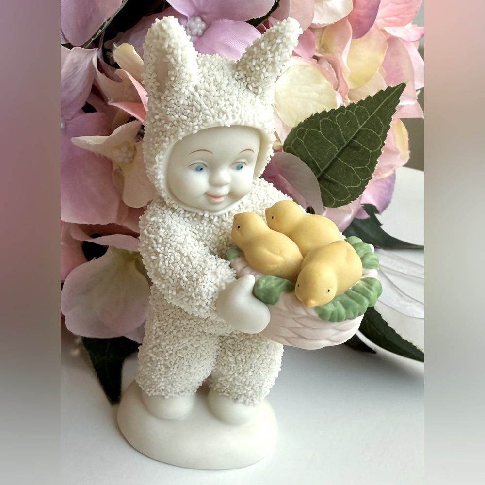 ❤️❤️Host Pick!❤️❤️Department 56 Spring SNOWBUNNIES “A Basket of Love”
